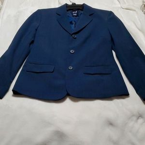 [Item 137]Gap size 4 suit jacket bluish green peacock color